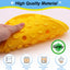 Royal Pets Silicone Pet Slow Feeding Lick Mat Round Yellow - Food Grade Safety