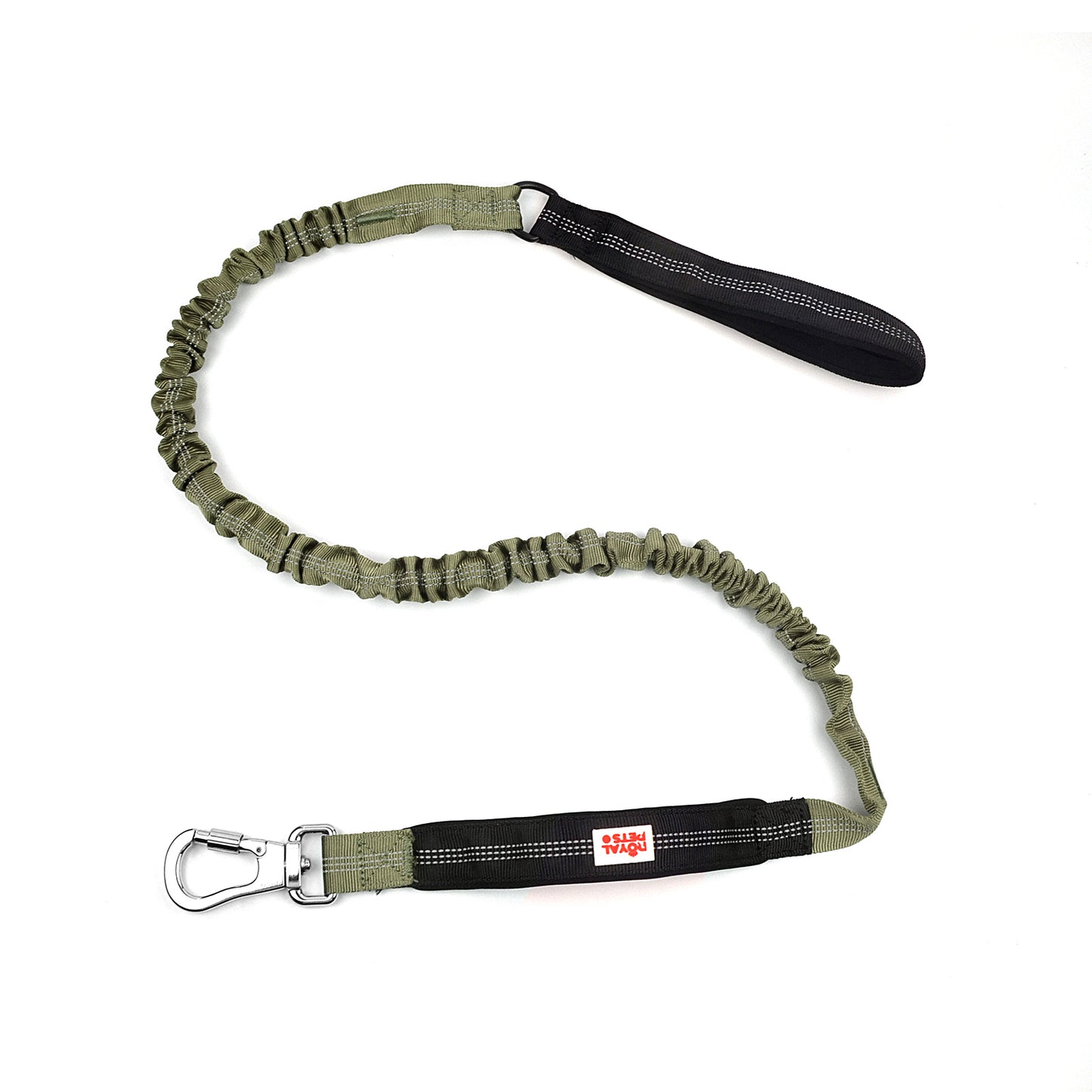 Royal Pets Stretchy Nylon Bungee Reflective Rope Leashes - Extra Strength