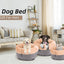 Royal Pets USA Premium and Comfortable Plush Bed for Dogs & Cats with Cushion for Small and Medium Size Dog and Cat with Non-Slip Bottom. (Solid, Large)