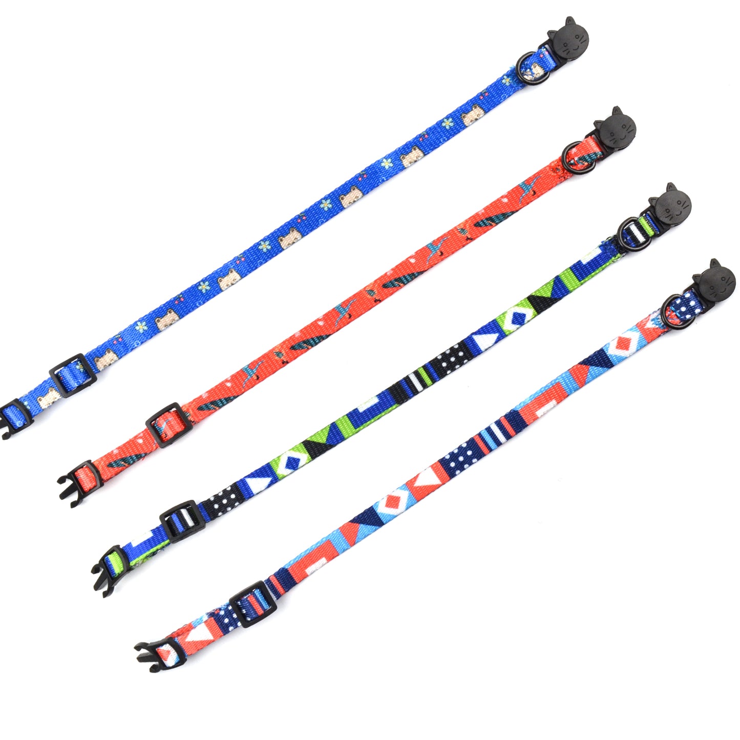 Royal Pets 4 pcs Cat Collars Set