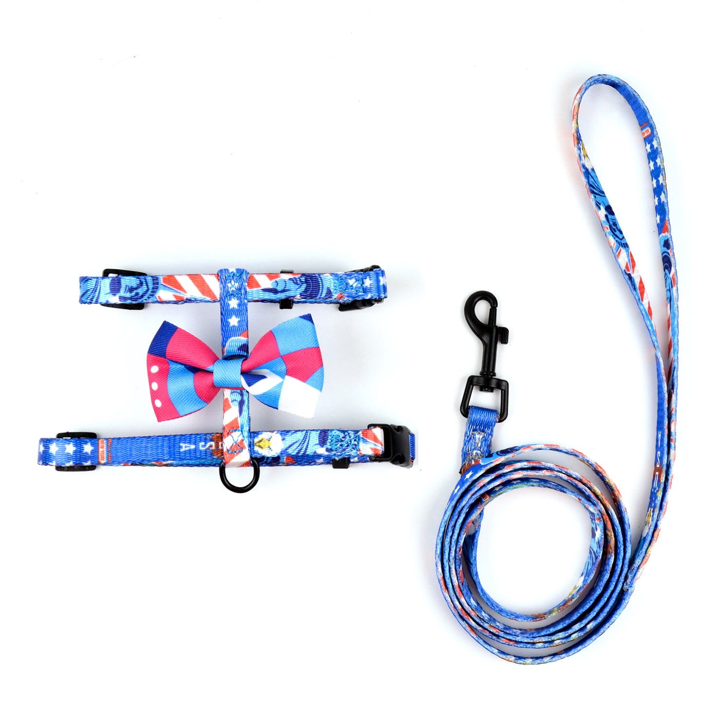 Royal Pets Pet Harness & Leash with Bow