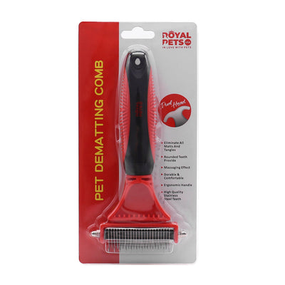 Royal Pets Double Sided Shedding & Dematting Undercoat Rake