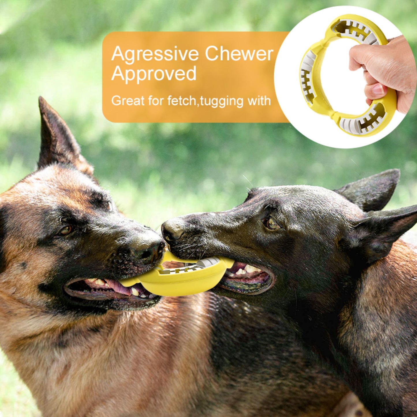 Royal Pets USA Indestructible, Durable & Tough Banana Dog Chew Toy for Aggressive Chewers. Slow Treat Dispensing & Oral Care Interactive Toys for S, M & L Breed - 100% Natural Rubber- 10000 bites tested
