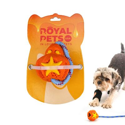 ROYAL PETS USA Indestructible, Durable & Tough Octopus Dog Chew Toy for Aggressive Chewers. Slow Treat Dispensing Interactive Toys for S, M & L Breed -100% NATURAL RUBBER -10000 BITES TESTED - UNIQUE DESIGN FOR ORAL CARE