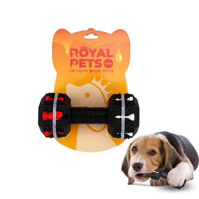 Juguete masticable para perros con mancuernas cuadradas Royal Pets