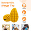 ROYAL PETS USA Indestructible, Durable & Tough Mango Dog Chew Toy for Extreme Aggressive Chewers. Slow Treat Dispensing Interactive Toys for S ,M,L Breed - 100% NATURAL RUBBER -10000 BITES TESTED - UNIQUE DESIGN FOR ORAL CARE