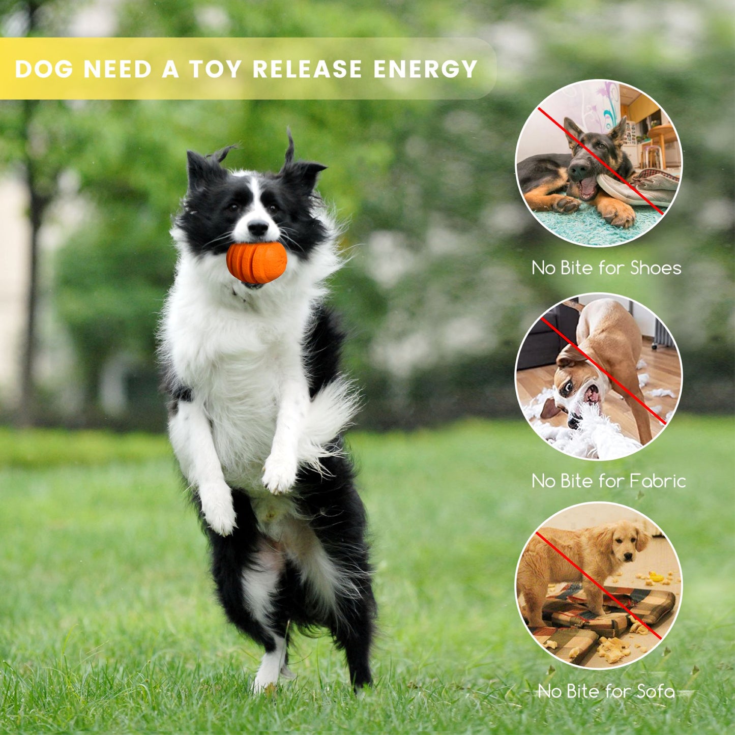 ROYAL PETS USA Indestructible, Durable & Tough Orange Dog Chew Toy for Aggressive Chewers. Slow Treat Dispensing Interactive Toys for S, M & L Breed -100% NATURAL RUBBER -10000 BITES TESTED - UNIQUE DESIGN FOR ORAL CARE