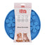 Royal Pets Silicone Pet Slow Feeding Lick Mat Round Blue- Food Grade Safety