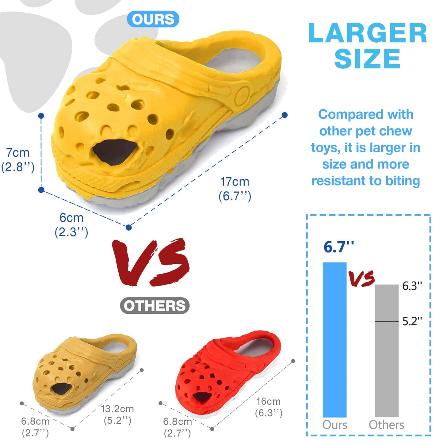 ROYAL PETS USA Indestructible, Durable & Tough Slipper Dog Chew Toy for Aggressive Chewers. Slow Treat Dispensing Interactive Toys for S, M & L Breed -*100% NATURAL RUBBER -10000 BITES TESTED - UNIQUE DESIGN FOR ORAL CARE*