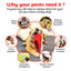ROYAL PETS USA Indestructible, Durable & Tough Slipper Dog Chew Toy for Aggressive Chewers. Slow Treat Dispensing Interactive Toys for S, M & L Breed -*100% NATURAL RUBBER -10000 BITES TESTED - UNIQUE DESIGN FOR ORAL CARE*