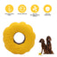 Royal Pets USA Indestructible, Durable & Tough Donut Dog Chew Toy for Aggressive Chewers. Slow Treat Dispensing Interactive Toys for S, M & L Breed-100% NATURAL RUBBER -10000 BITES TESTED - UNIQUE DESIGN FOR ORAL CARE