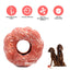 Royal Pets USA Indestructible, Durable & Tough Donut Dog Chew Toy for Aggressive Chewers. Slow Treat Dispensing Interactive Toys for S, M & L Breed-100% NATURAL RUBBER -10000 BITES TESTED - UNIQUE DESIGN FOR ORAL CARE