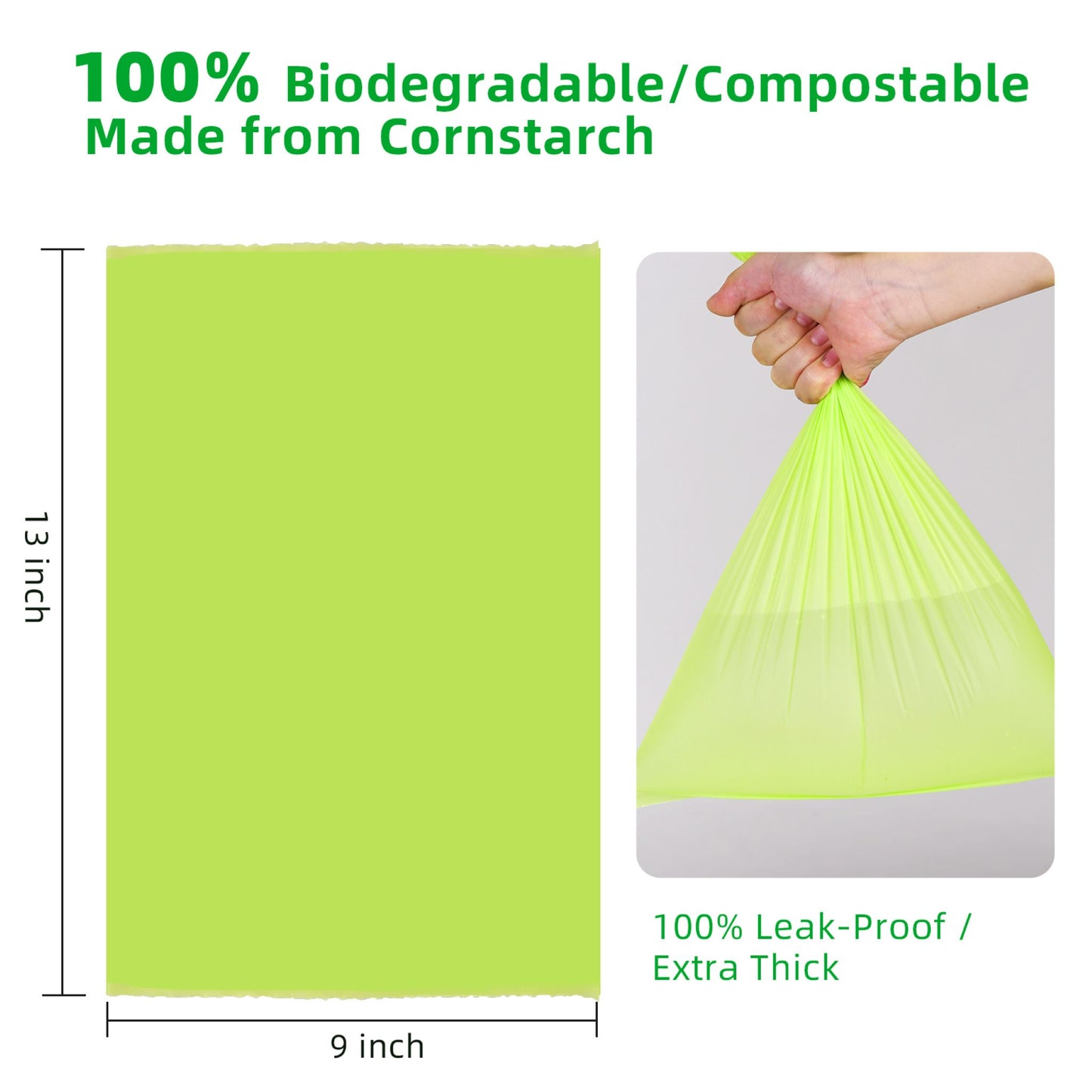 Royal Pets 540 poop bags /36 Rolls with dispenser 100% Biodegradable - SAVE EARTH Dog Poop Disposal Bags 36 Rolls-ASTM D6400 & EN 13432 CERTIFIED
